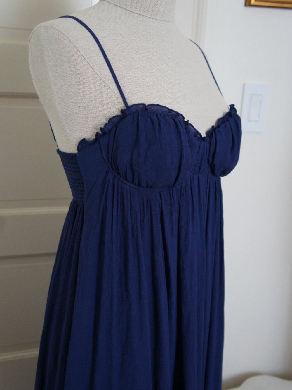 Aritzia Wilfred Ember Dress in Harbor Navy Size 6 New with Tags - Picture 6 of 16